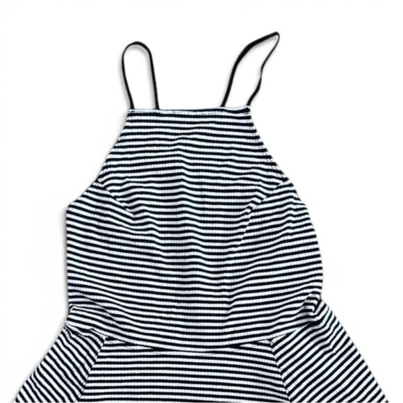 Free People We The Free Tabby Cat Fit & Flare Peplum Top - Picture 11 of 16